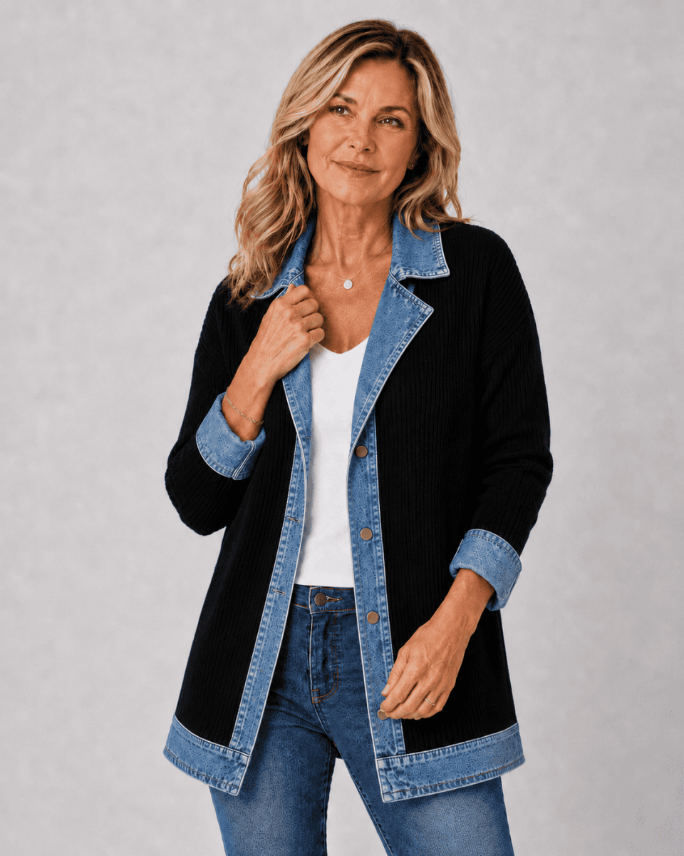 Chaqueta vaquera de mujer de corte relajado: informal y fácil de combinar en capas