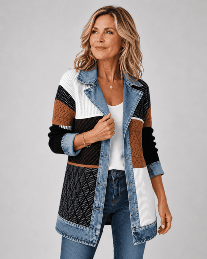 Chaqueta vaquera de mujer de corte relajado: informal y fácil de combinar en capas