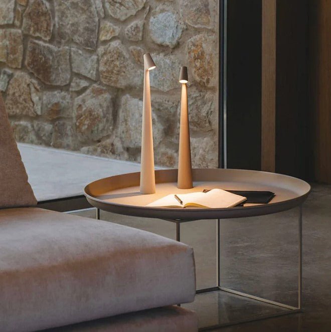 Lampe d'ambiance au design minimaliste nordique | Sans fil | LED | Lampe de lecture | Lampe de table