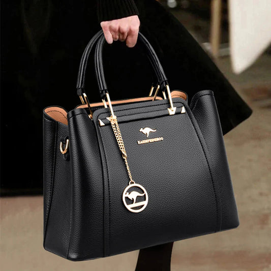 Sac bandoulière et épaule femme cuir souple luxe