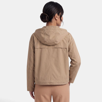 Women’s hooded trench coat – Casual, practical mid-season style