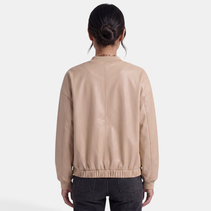Women’s leather-look biker jacket – Trendy and bold biker style