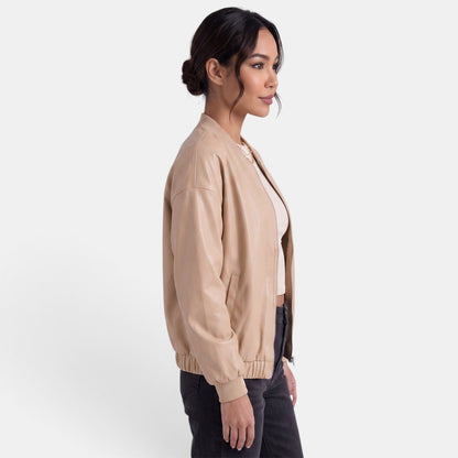Women’s leather-look biker jacket – Trendy and bold biker style