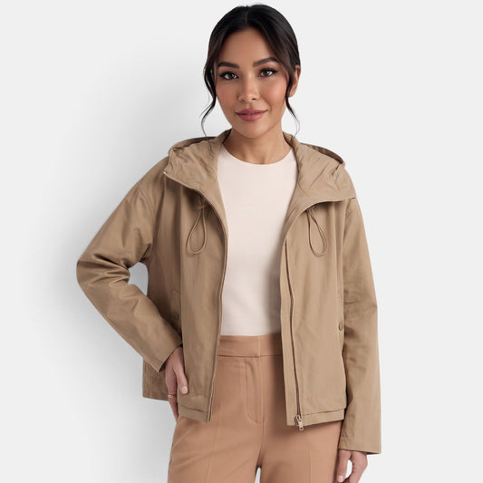 Women’s hooded trench coat – Casual, practical mid-season style