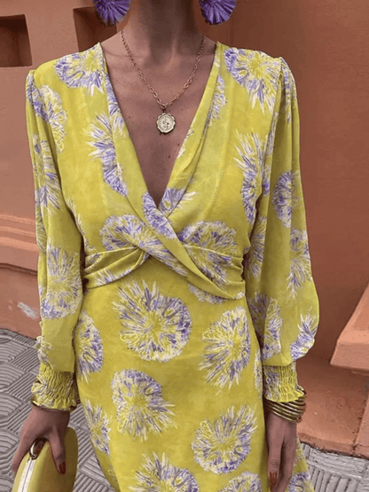 Robe invitée de mariage femme à dentelle florale – Élégante et romantique