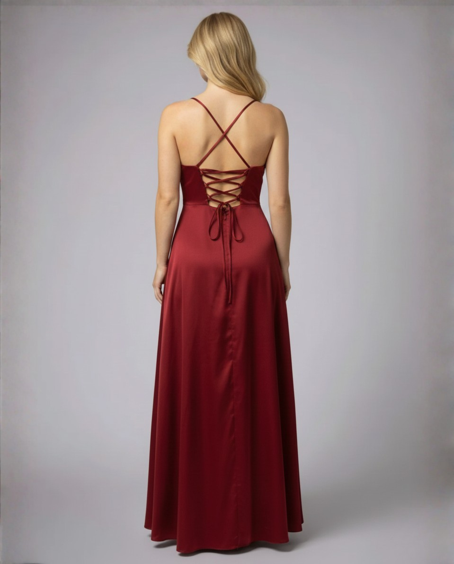 Robe maxi femme fluide a fente - Elegante et flatteuse