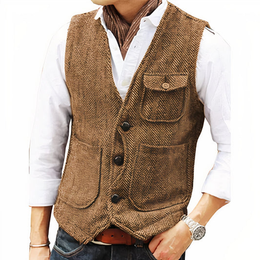 Gilet Homme à Coupe Premium – Élégance au Quotidien