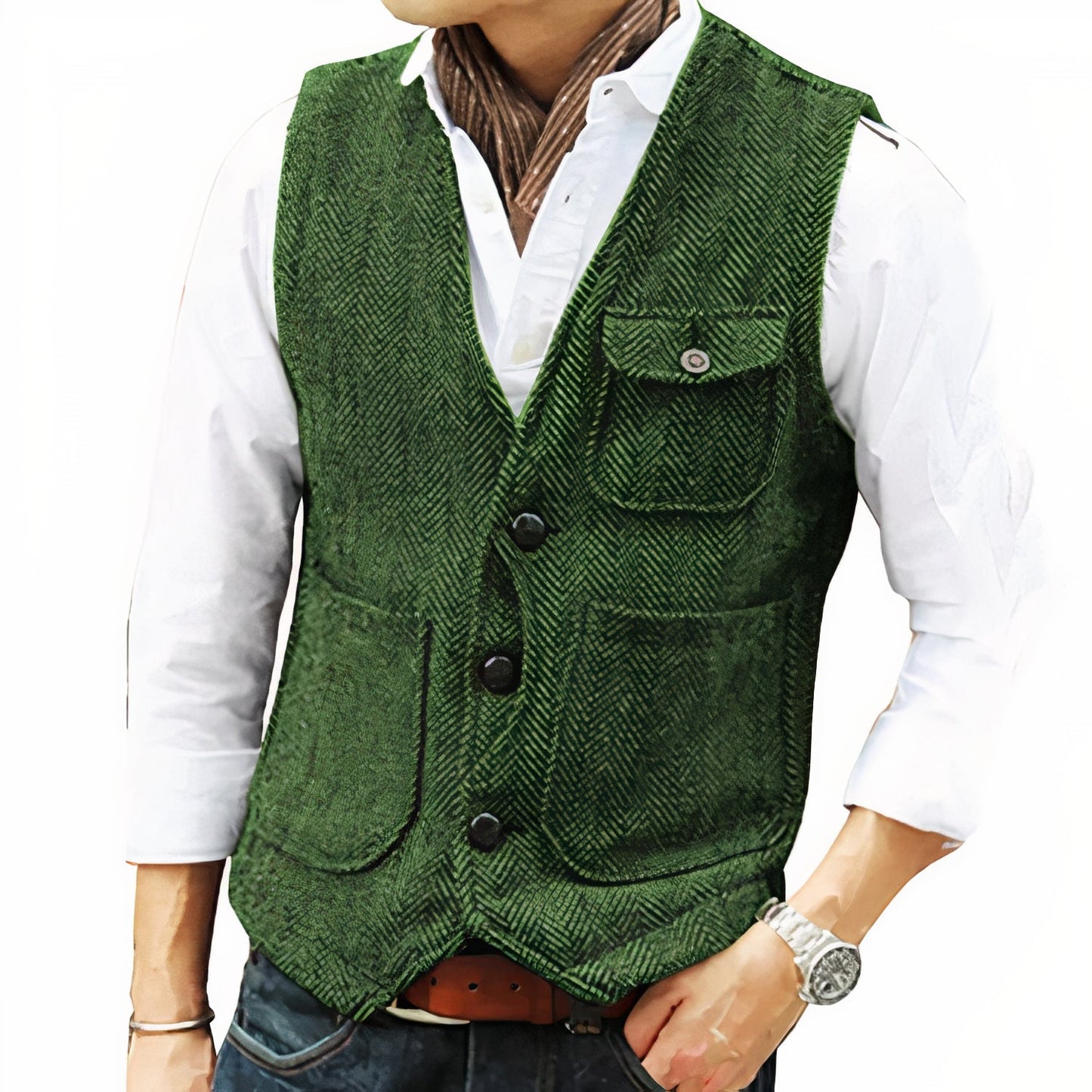Gilet Homme à Coupe Premium – Élégance au Quotidien
