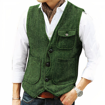 Gilet Homme à Coupe Premium – Élégance au Quotidien
