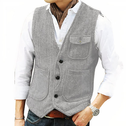 Gilet Homme à Coupe Premium – Élégance au Quotidien