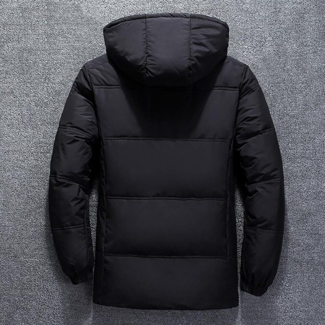 Veste Matelassée à Capuche pour Homme – Extérieur Hiver Durable et Chaud