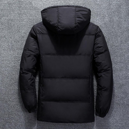 Veste Matelassée à Capuche pour Homme – Extérieur Hiver Durable et Chaud