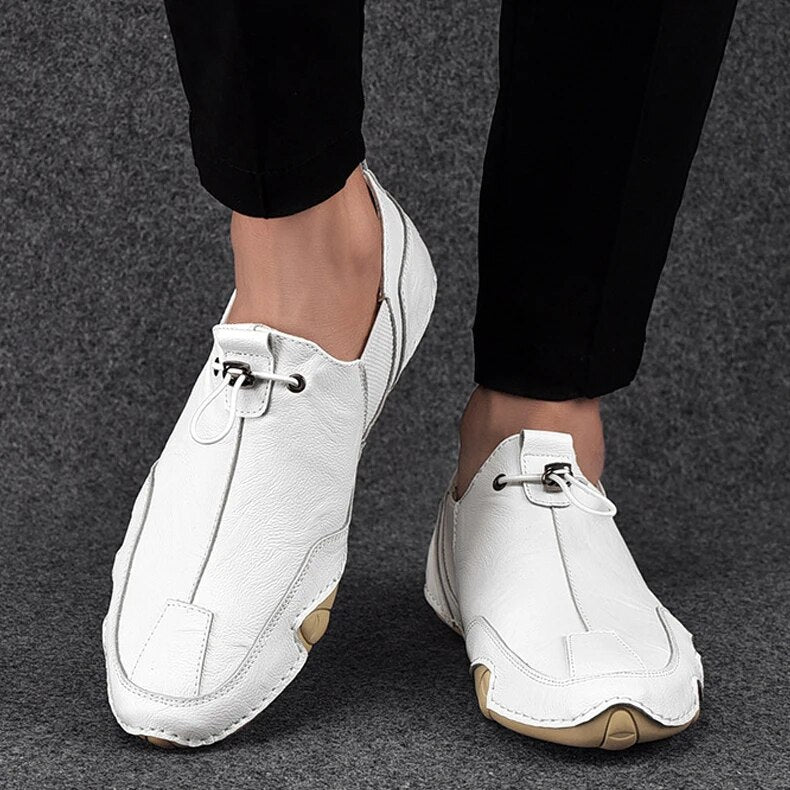 Chaussures Homme à Enfiler – Boucle Avant et Panneaux Latéraux