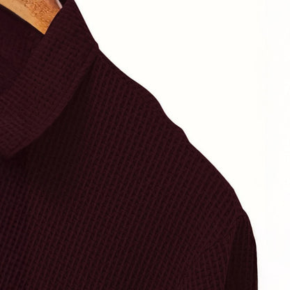 Polo Homme Décontracté Ultra-Doux Extensible – Top Tricot à Manches Courtes Confort