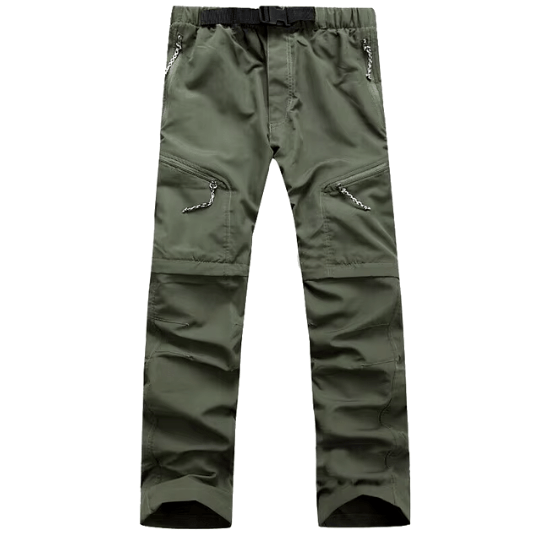 Pantalon de Plein Air Homme Séchant Rapidement et Durable – Pantalon Respirant à Jambes Zippées