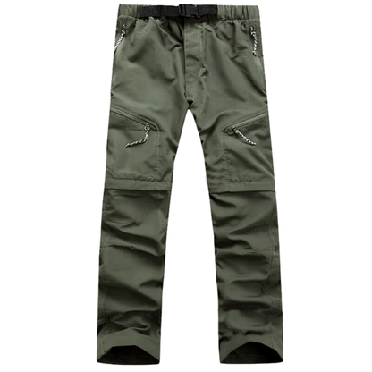 Pantalon de Plein Air Homme Séchant Rapidement et Durable – Pantalon Respirant à Jambes Zippées