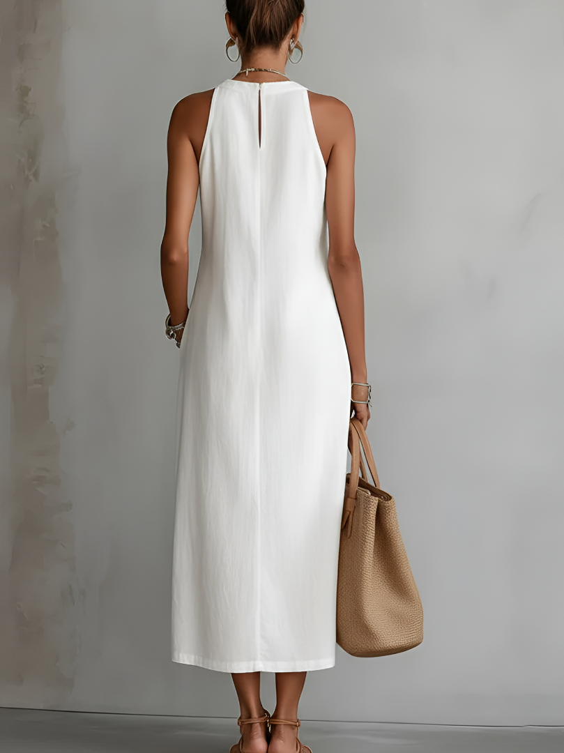 Abito maxi bianco in pizzo donna – Romantico ed elegante