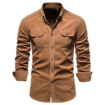 Chemise casual homme coton – Coupe regular, confort et style décontracté