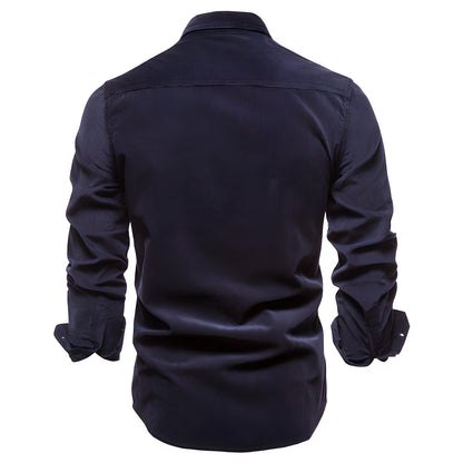 Chemise casual homme coton – Coupe regular, confort et style décontracté