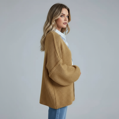 Cardigan oversize femme en maille - Doux et relax