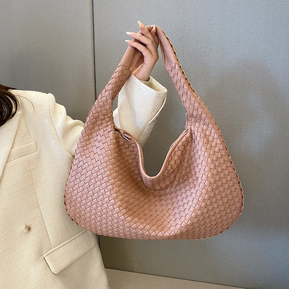 Sac Hobo en Cuir Tressé pour Femme – Sac à Épaule Tressé Élégant