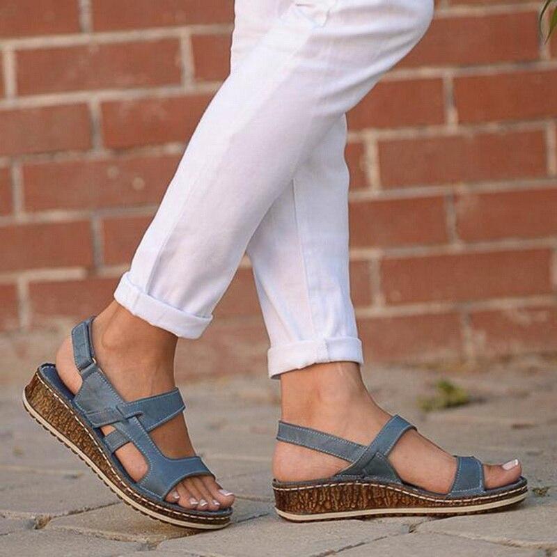 Sandales d'été pour femmes avec brides réglables et semelle antidérapante