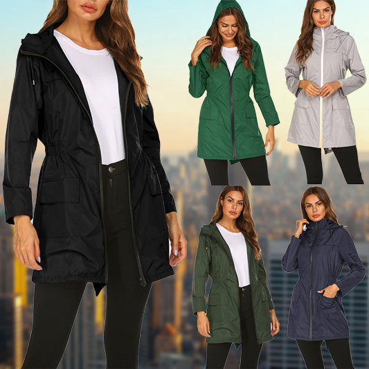 Veste de Pluie Imperméable pour Femme – Confort Durable et Stylé