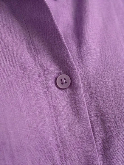 Completo camicia e pantaloni larghi da donna – Chic e fluido