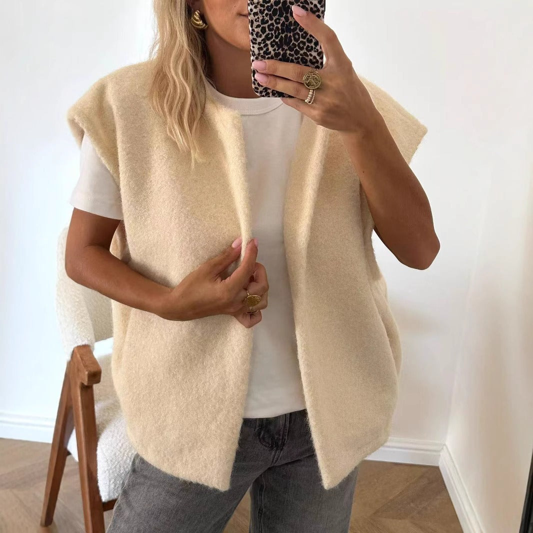 Cardigan femme avec poches - Doux et polyvalent