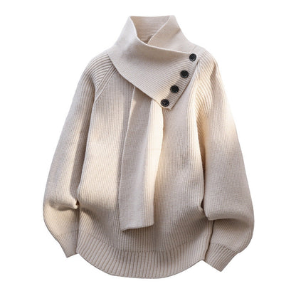 Pull Maille Douce Femme Luxe – Style Chaud Élégant et Confortable.