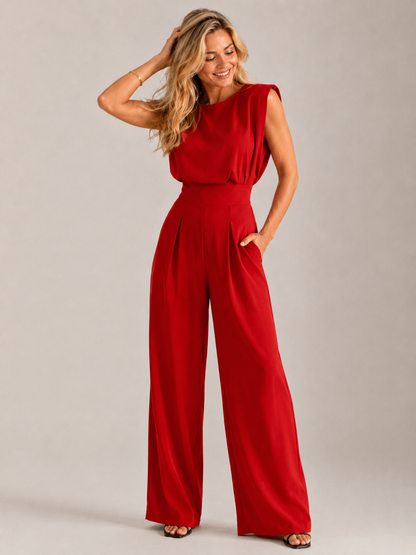 Combinaison femme fluide sans manches - Moderne et elegante