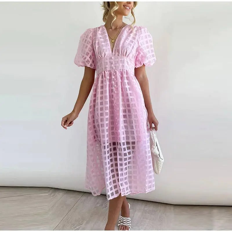 Abito midi estivo donna – Elegante e leggero