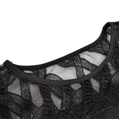 Robe midi élégante grande taille