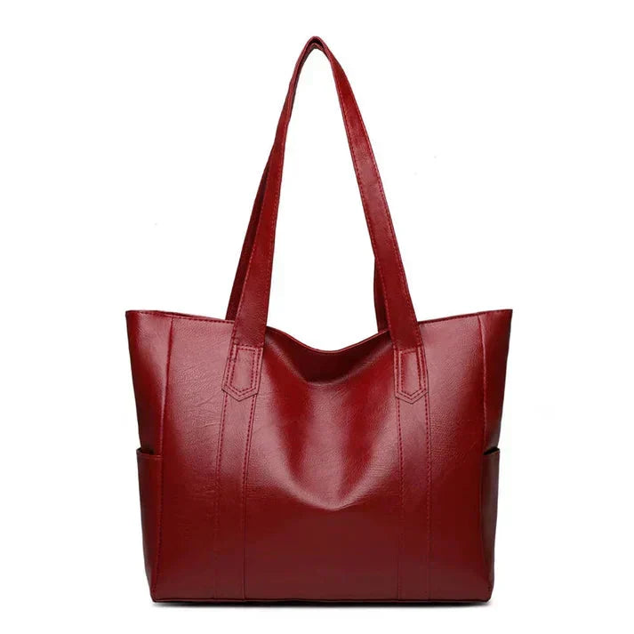 Women’s Genuine Leather Shoulder Bag – Elegant Classic Style for Everyday Use