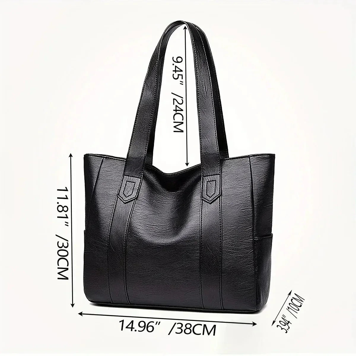 Women’s Genuine Leather Shoulder Bag – Elegant Classic Style for Everyday Use