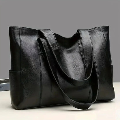 Women’s Genuine Leather Shoulder Bag – Elegant Classic Style for Everyday Use