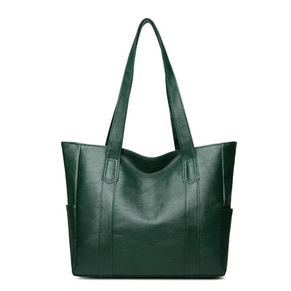 Women’s Genuine Leather Shoulder Bag – Elegant Classic Style for Everyday Use