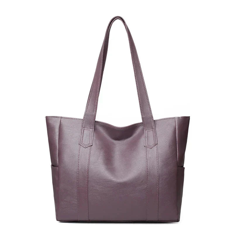 Women’s Genuine Leather Shoulder Bag – Elegant Classic Style for Everyday Use