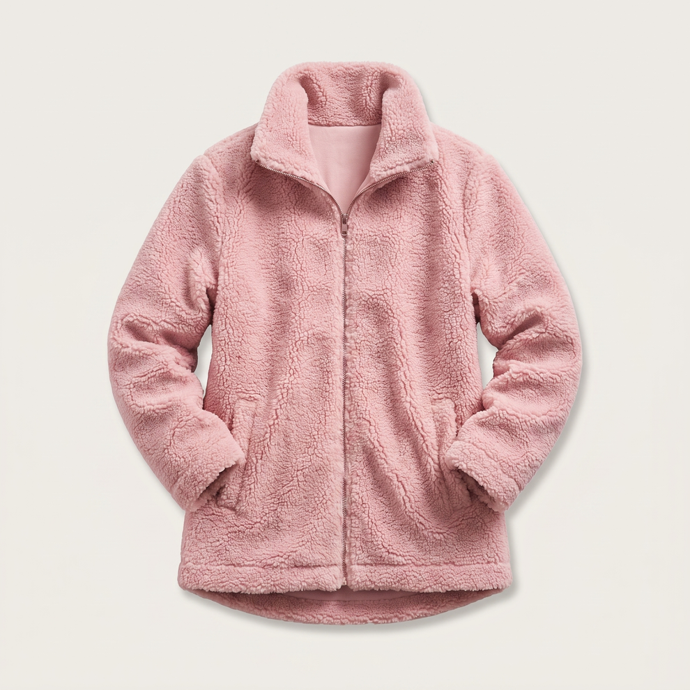 Women's wool-look jacket - Warm and elegant – Dolce-Paris