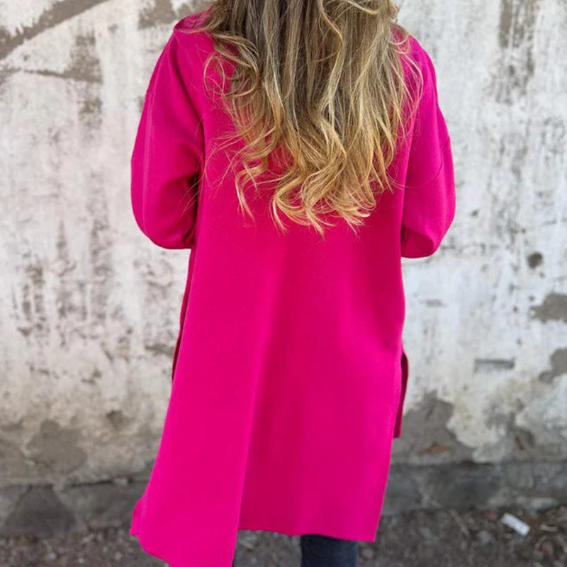 Veste élégante à manches longues pour femme – Veste confortable zippée