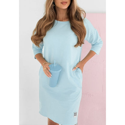Robe courte en coton style oversize – Tenue quotidienne légère et tendance