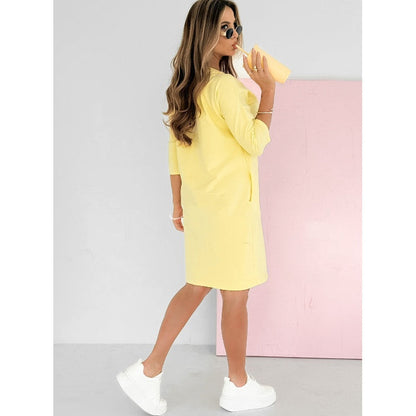 Robe courte en coton style oversize – Tenue quotidienne légère et tendance