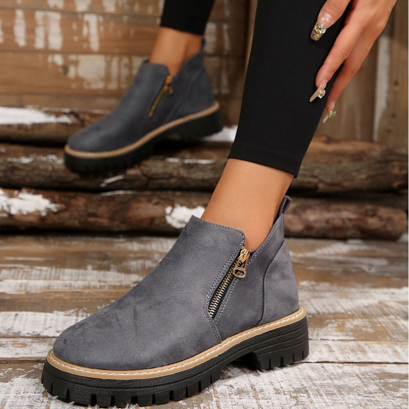 Stivaletti da donna alla caviglia di lusso – Stile di tendenza, confortevole e versatile.