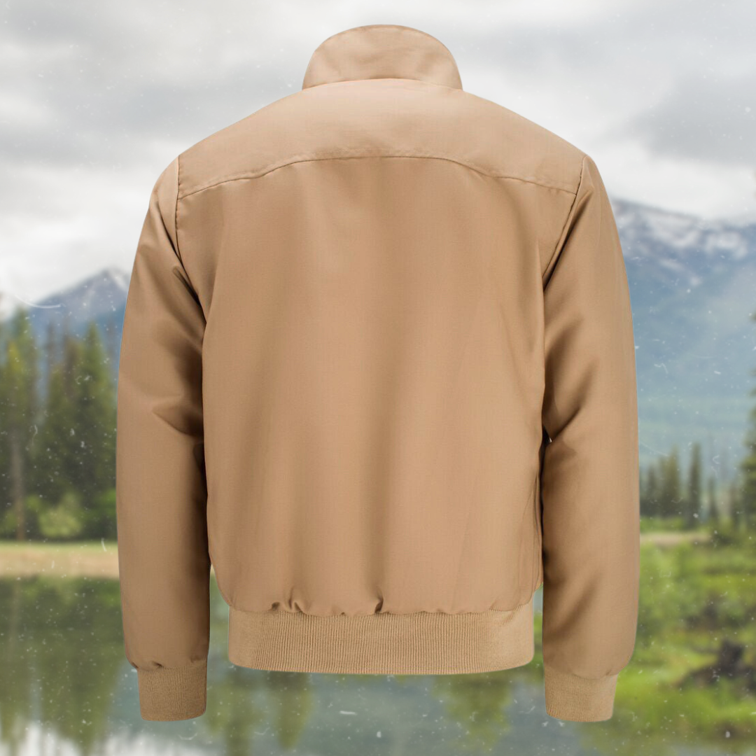 Veste Zippée Multicouches Élégante pour Homme – Manteau Décontracté Moderne Automne