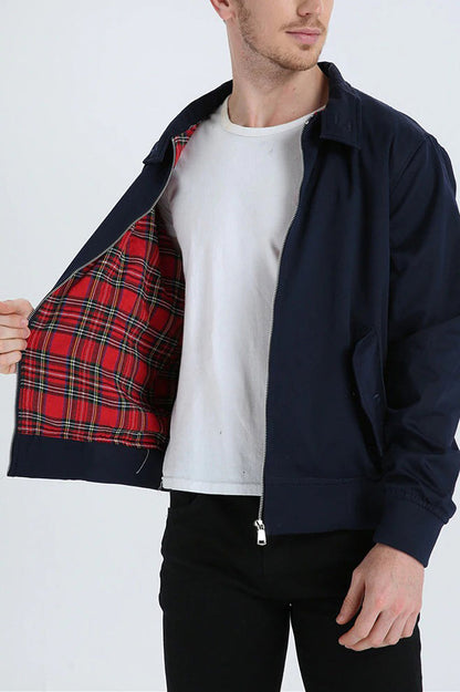 Veste Zippée Multicouches Élégante pour Homme – Manteau Décontracté Moderne Automne