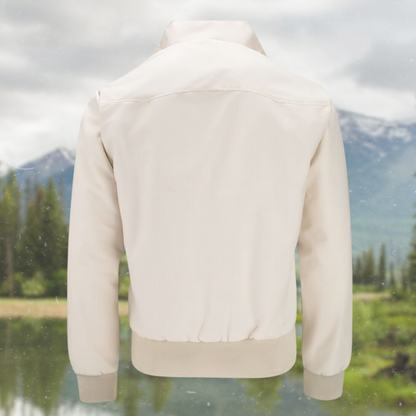Veste Zippée Multicouches Élégante pour Homme – Manteau Décontracté Moderne Automne