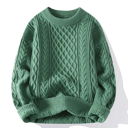 Pull Tricot Vintage Homme – Chandail Rétro Chaud Et Élégant