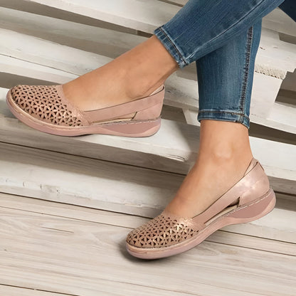 Chaussures orthopédiques basses pour femmes – Semelle intérieure respirante en mousse à mémoire de forme pour un confort de marche optimal