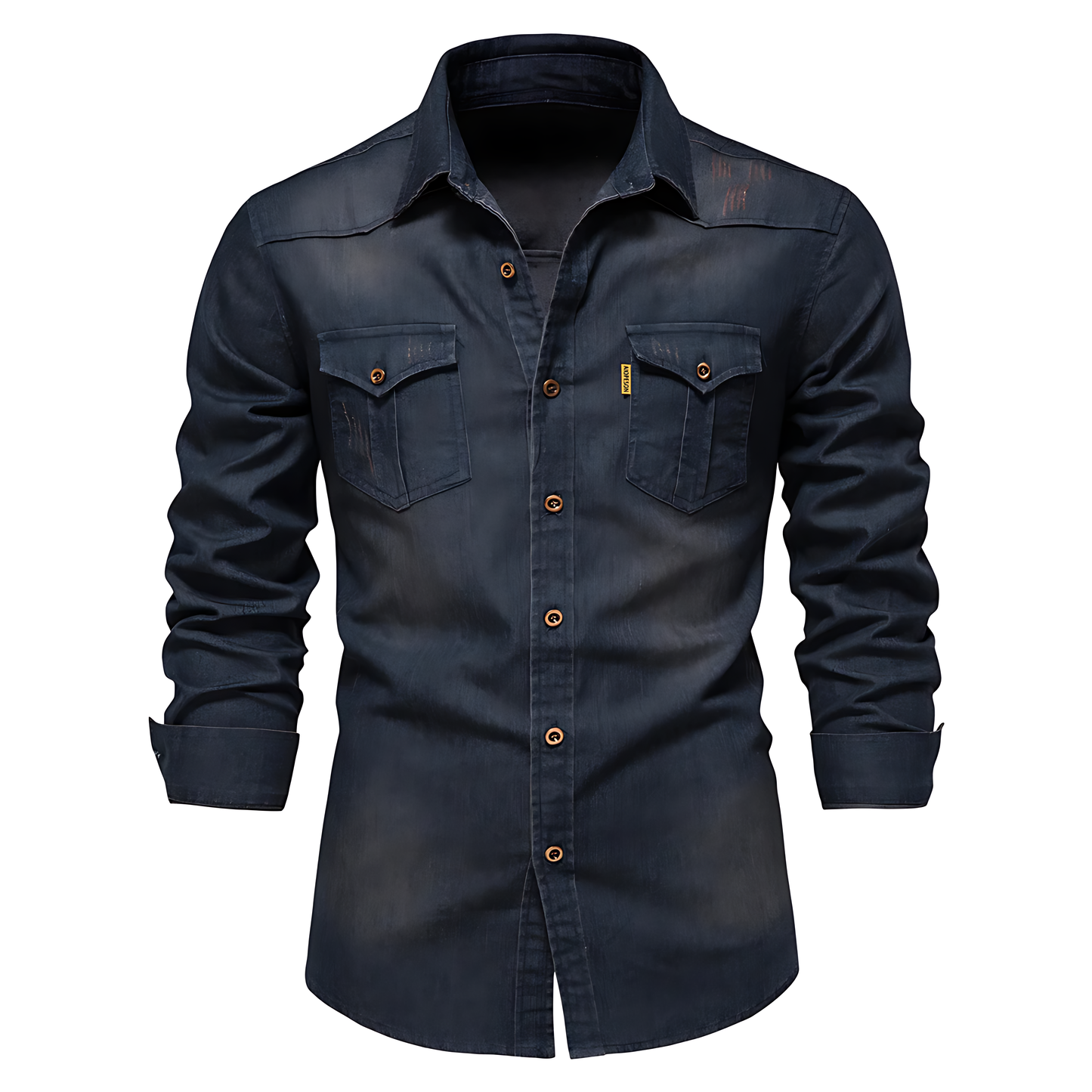 Chemise en Denim de Coton pour Homme