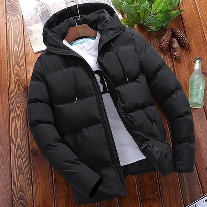 Veste Matelassée à Capuche pour Homme – Extérieur Hiver Durable et Chaud